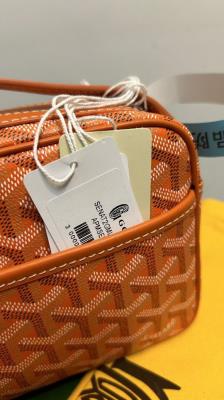 wholesale quality goyard orange camera bag 020189
